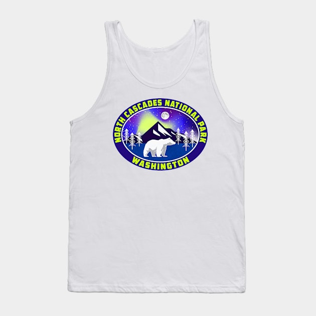 North Cascades National Park Washington Bear Tank Top by TravelTime